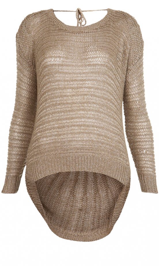 Miss Selfridge Project 1 Metallic Drape Top, £38