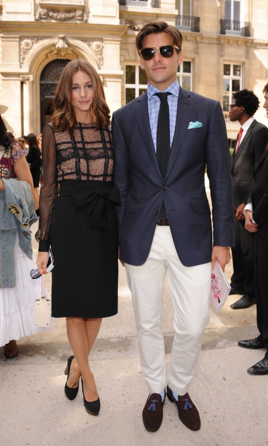 Oliva Palermo And Model Boyfriend Johannes Huebl Make Quite The Stylish Couple At Paris Fashion Week, 2011