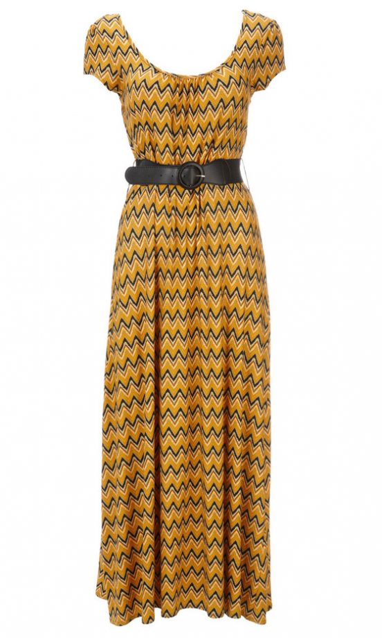 Wallis Mustard Maxi Dress, £45