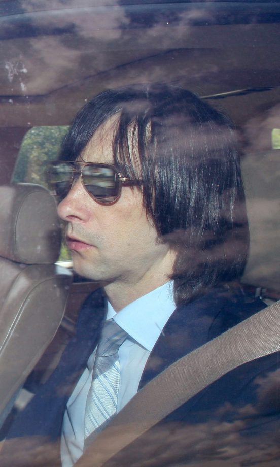 Old Friend And Primal Scream Front-Man Bobby Gillespie Arriving At Kate Moss' Wedding, 2011