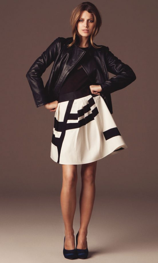 Reiss AW11 Fashion Collection: Toughen Up A Circle Skirt With A Leather Jacket