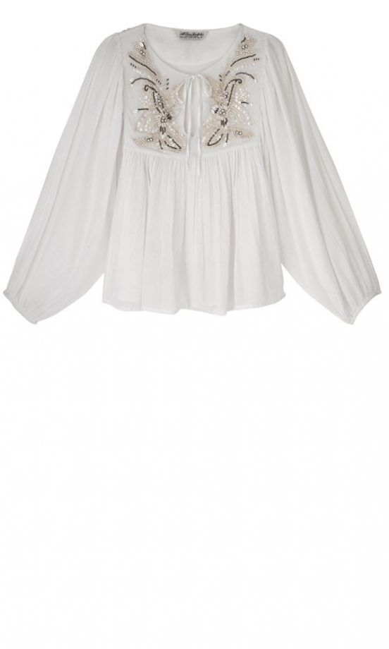 All Saints Embellished White Blouse, £75 - In Store Only