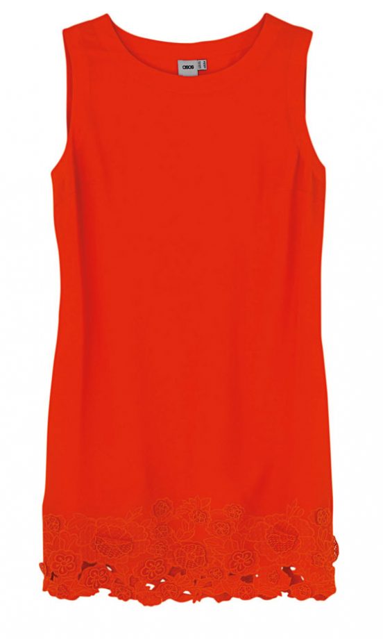 Asos Red Cut Out Dress, £40