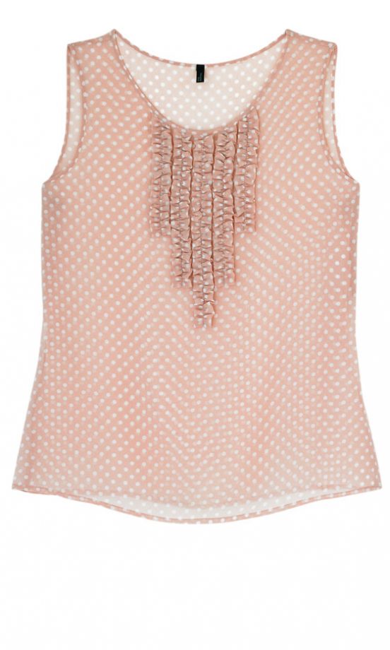 Benetton Nude Spotted Top, £25 - In Store Only