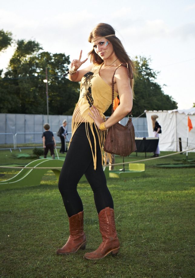 Christina Wears Dorotthy Perkins Boots With Primark Boots, Bag And Headband, Lovebox 2011