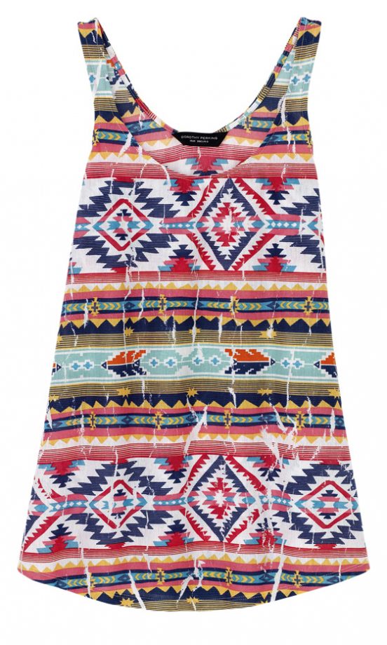 Dorothy Perkins Printed Vest Top, £15 - In Store Only