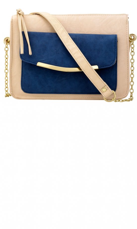 Dorothy Perkins Two-Tone Satchel, £22