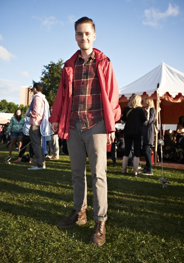 Finlay Wears Shirt And Trousers From Asos With Dr Martens, Lovebox 2011
