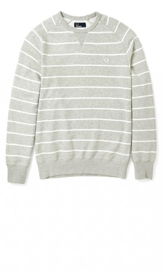 Fred Perry At My-Wardrobe.com Stripe Sweater, Was £65, Now £39