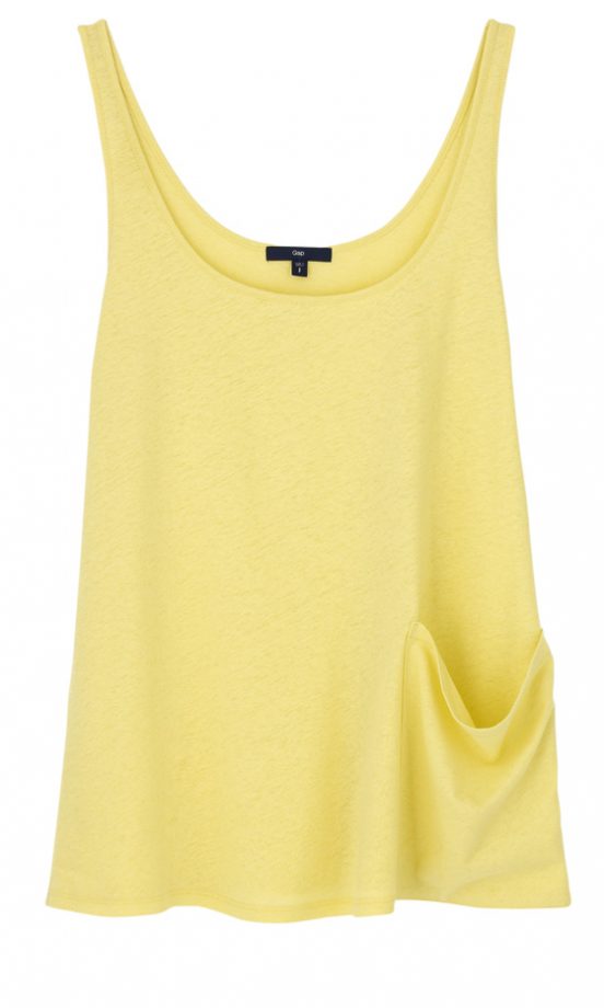 Gap Yellow Vest, £14.95 - In Store Only