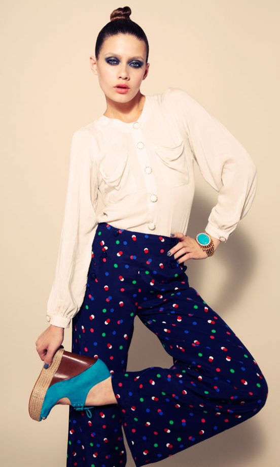 Primark Blouse, £10, Trousers, £14, Bangle, £3.50, Shoes, £20 - In Store Only