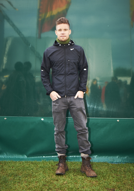 Jamie Wears Levis Jeans, Nike Jacket And Vintage Shoes, Lovebox 2011