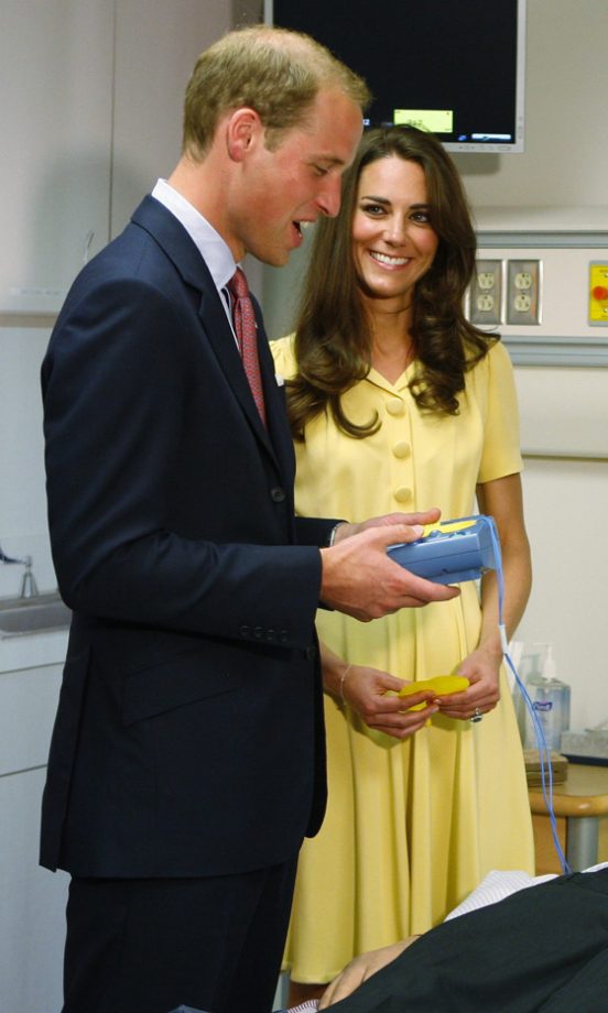 Kate Middleton Admires Prince William On A Hospital Visit In Canada, 2011