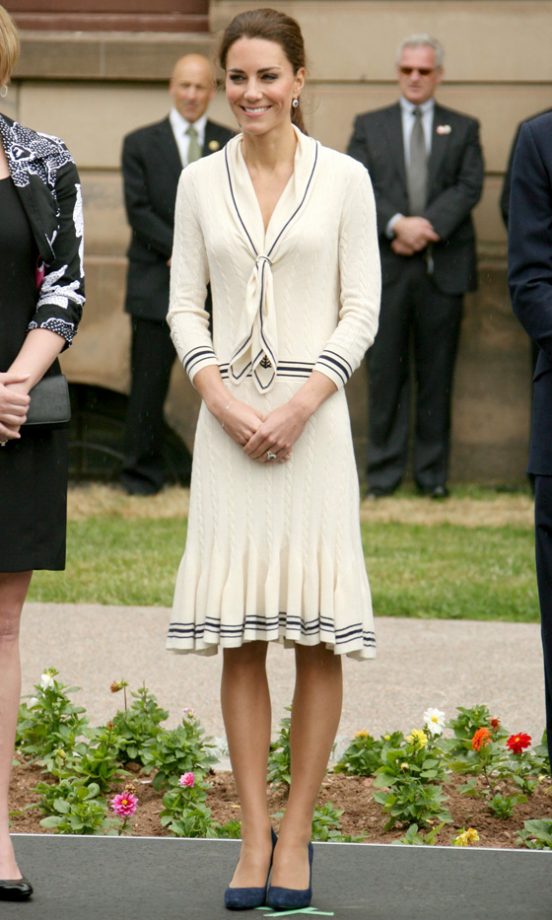 Kate Middleton Does Sailor Chic In Her Alexander McQueen Frock, 2011