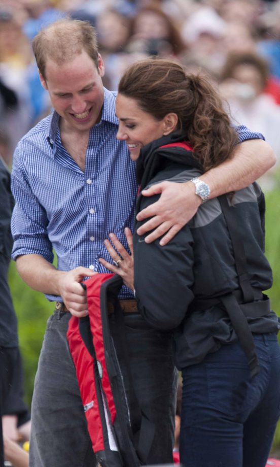 Kate Middleton In A Rarely Seen Moment With Prince William, 2011