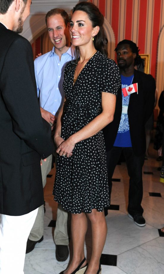 Kate Middleton Looks Lovely In Her Issa Print Dress, 2011