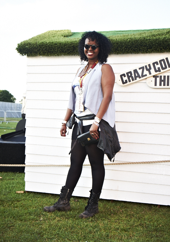 Kiki Wears H&M Top, Topshop Waistcoat And All Saints Boots, Lovebox 2011