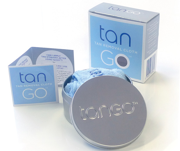 This clever little cloth removes fake tan streaks