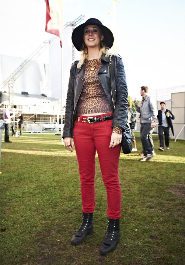 Natasha Wears H&M Jeans, Miss Selfridge Jacket And Topshop Boutique Boots, Lovebox 2011