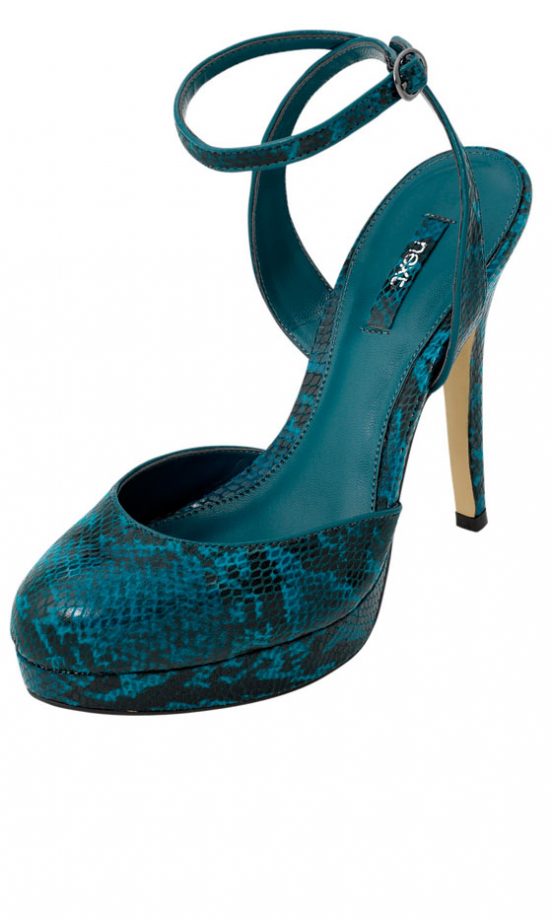 Next Blue Snakeskin Shoes, £32 - In Store Only