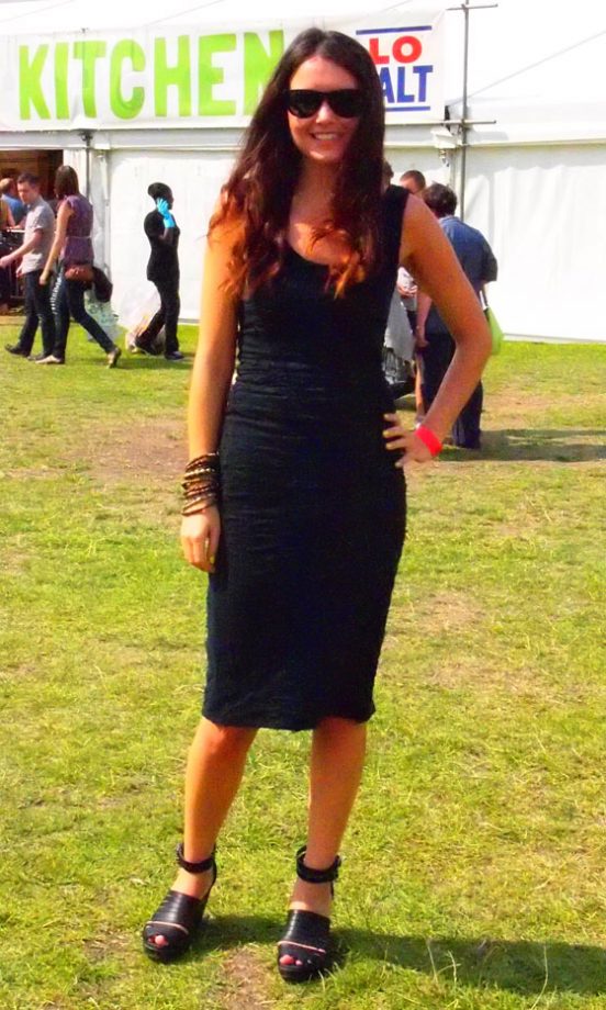 Street Style: Robyn Wears A River Island Dress And Swedish Hasbeens Shoes From H&M, The Big Feastival 2011