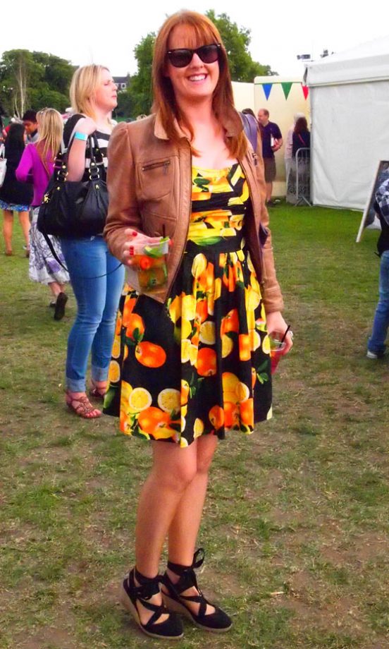 Street Style: Carrie Wears A Primark Dress, The Big Feastival 2011