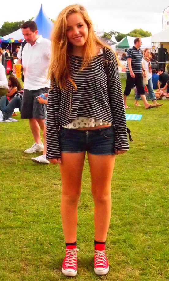 Street Style: Christabel Wears Tops From American Apparel And Urban Outfitters, The Big Feastival 2011