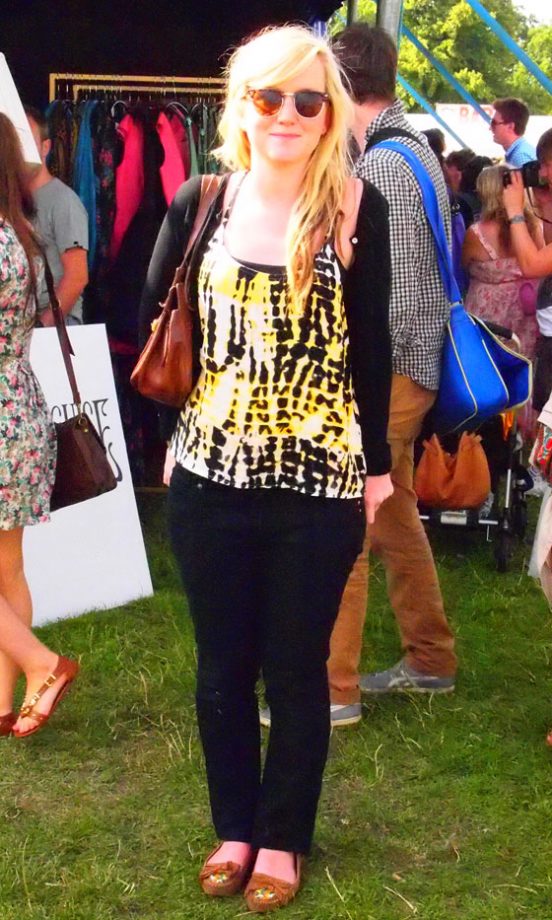 Street Style: Emily Wears An H&M Top, The Big Feastival 2011