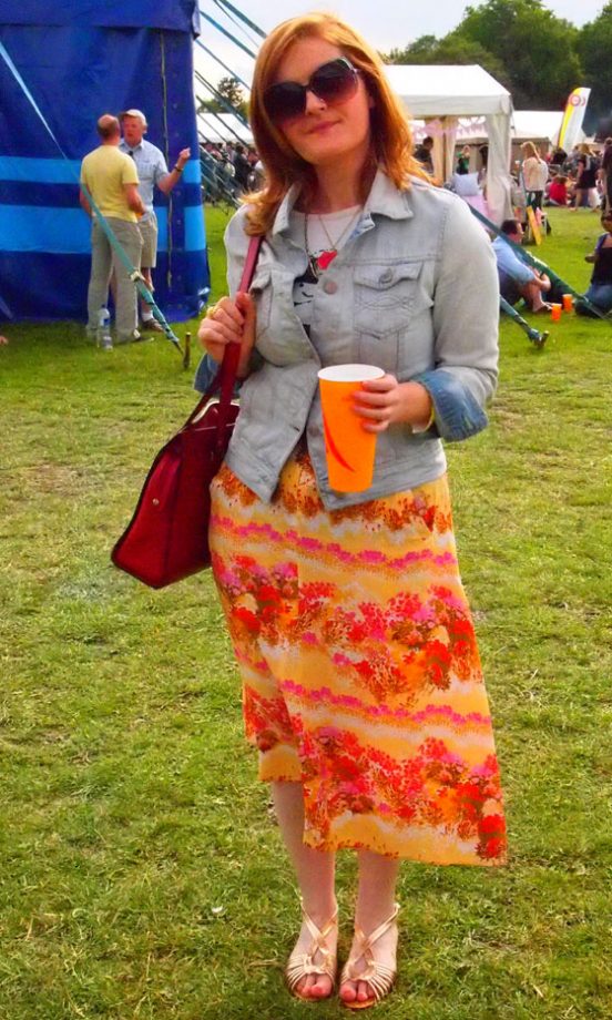Street Style: Caroline Wears Primark Sunglasses And A River Island Skirt, The Big Feastival 2011