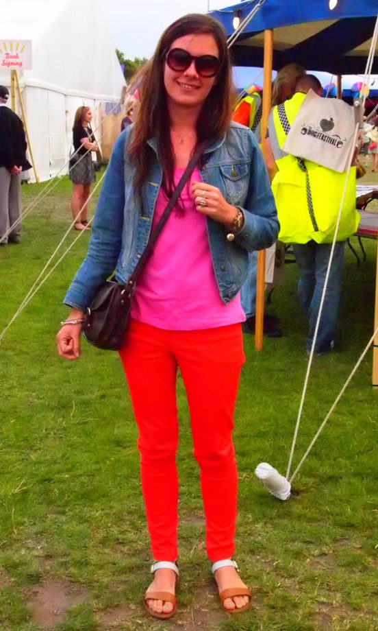 Street Style: Charlotte Wears A Top And Jeans From H&M, The Big Feastival 2011