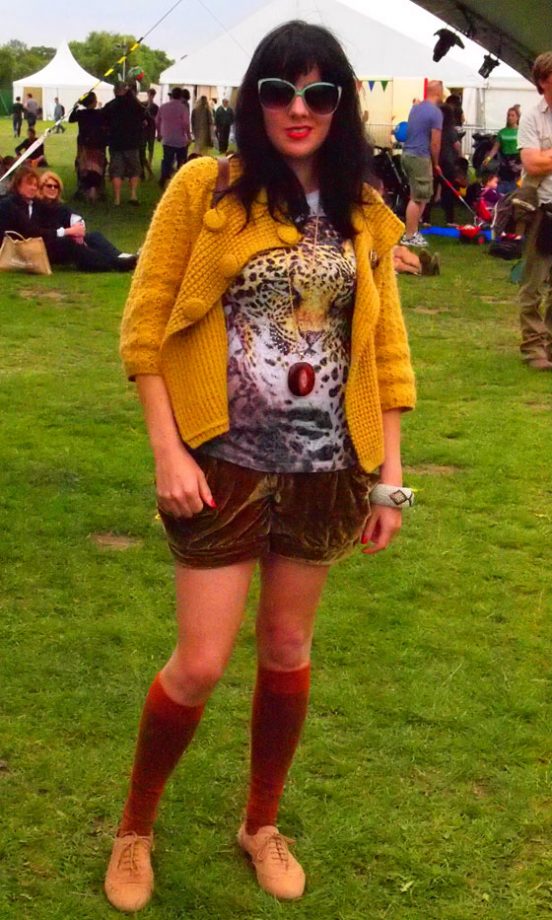 Street Style: Hayley Wears A TK Maxx Top And River Island Shorts, The Big Feastival