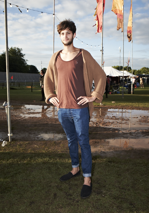 Phil Wears All Saints T-Shirt, Topman Cardigan And Dek Shoes, Lovebox 2011