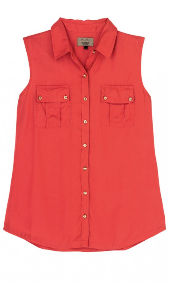River Island Coral Shirt, £19.99 - In Store Only