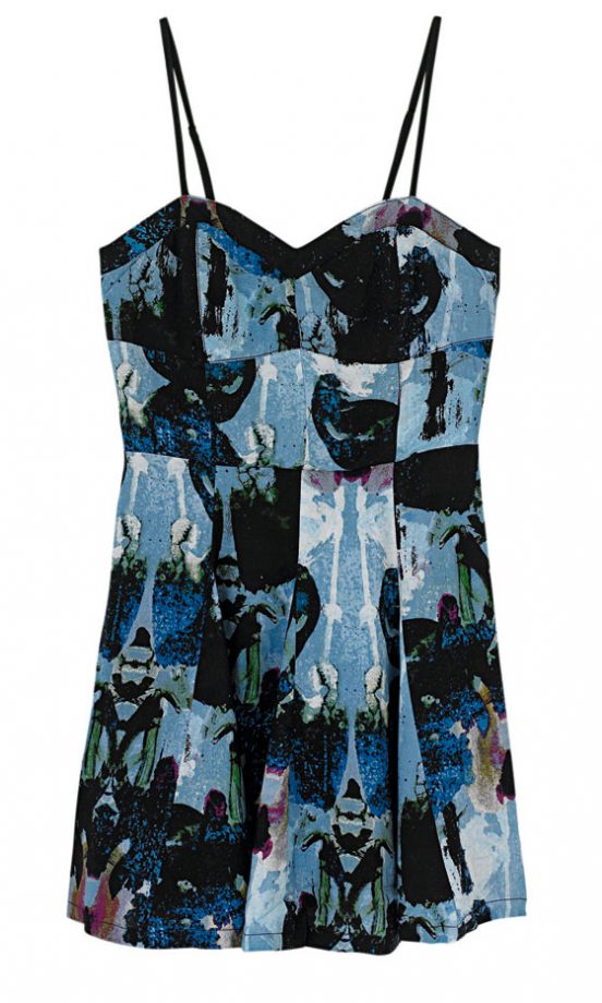 Runway Route Blue Printed Dress, £55