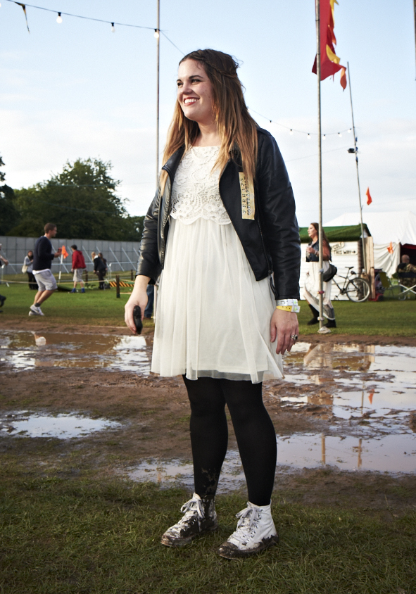 Tara Wears A TK Maxx Dress With Converse Shoes, Lovebox 2011