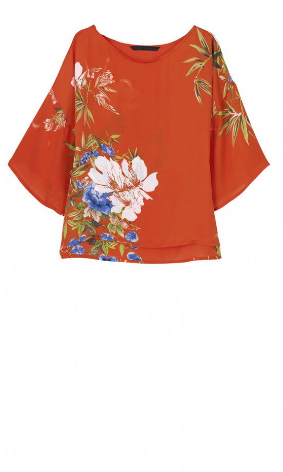 Zara Orange Kaftan Top, £29.99 - In Store Only