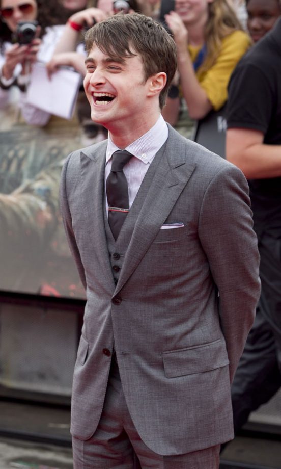 Daniel Radcliffe At The Harry Potter And The Deathly Hallows: Part 2 World Film Premiere, 2011