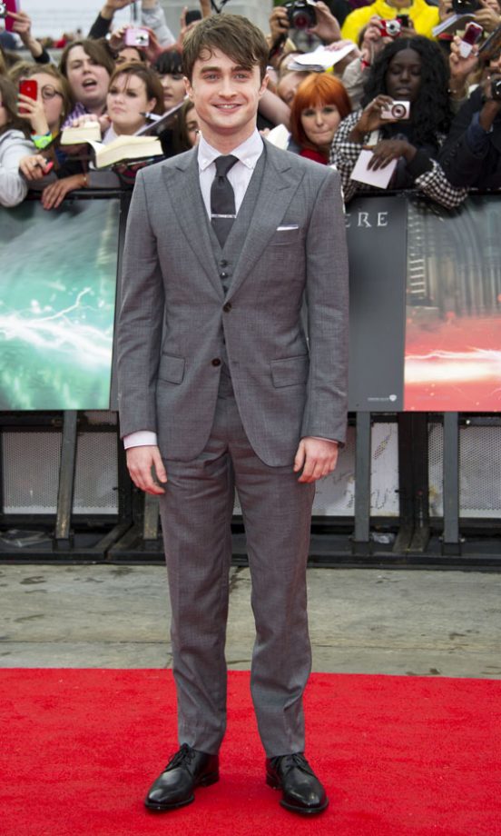 Daniel Radcliffe At The Harry Potter And The Deathly Hallows: Part 2 World Film Premiere, 2011