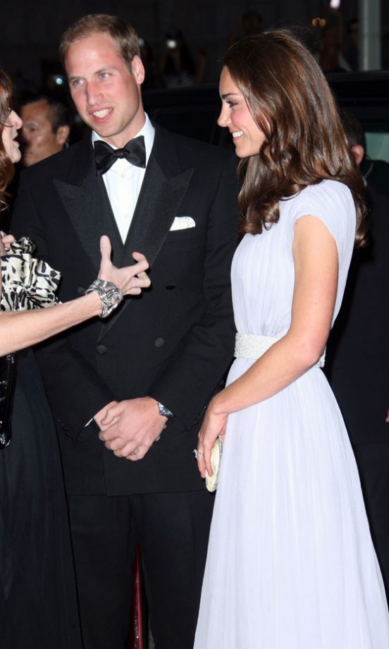Kate Middleton And The Duke Of Cambridge At The Bafta Brits To Watch Event In LA, 2011