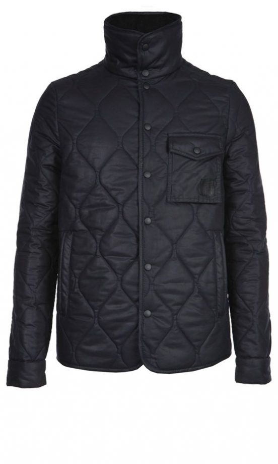 All Saints Black Quilted Jacket, £175