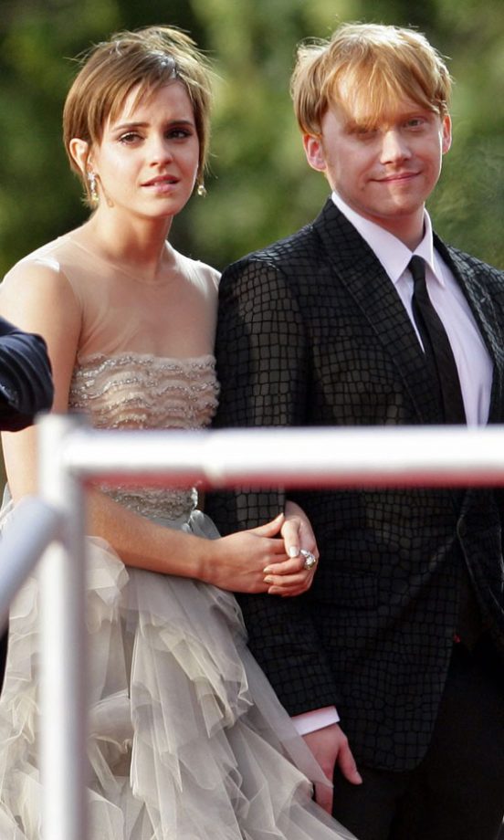Emma Watson And Rupert Grint At The Harry Potter And The Deathly Hallows: Part 2 World Film Premiere, 2011