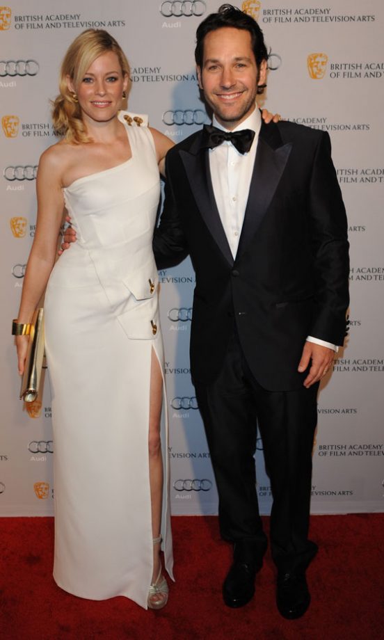 Elizabeth Banks And Paul Rudd At The Bafta Brits To Watch Event In LA, 2011