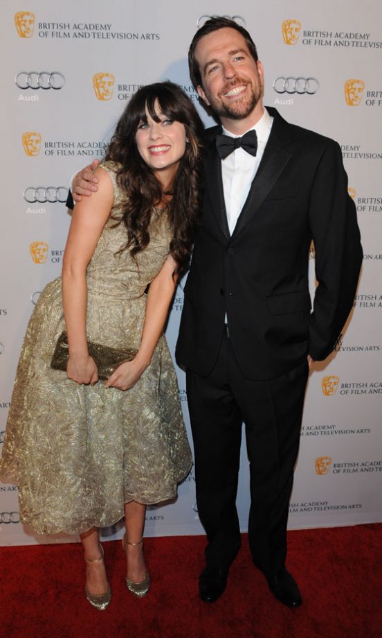 Zooey Deschanel And Ed Helms At The Bafta Brits To Watch Event In LA, 2011
