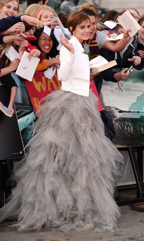 Emma Watson At The Harry Potter And The Deathly Hallows: Part 2 World Film Premiere, 2011