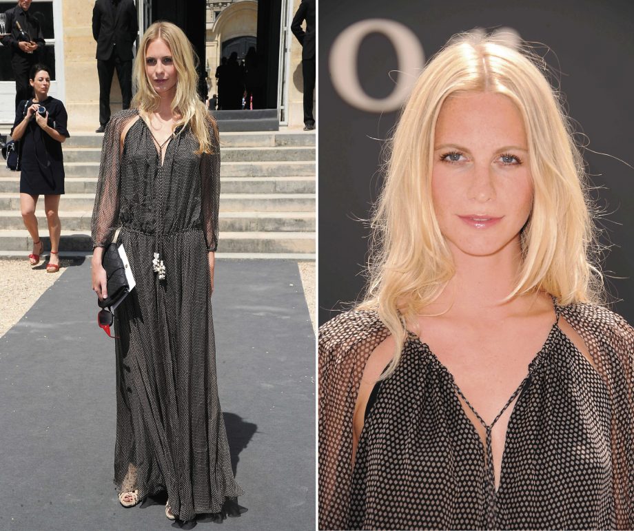 Poppy Delevingne at the Dior AW11 haute couture show