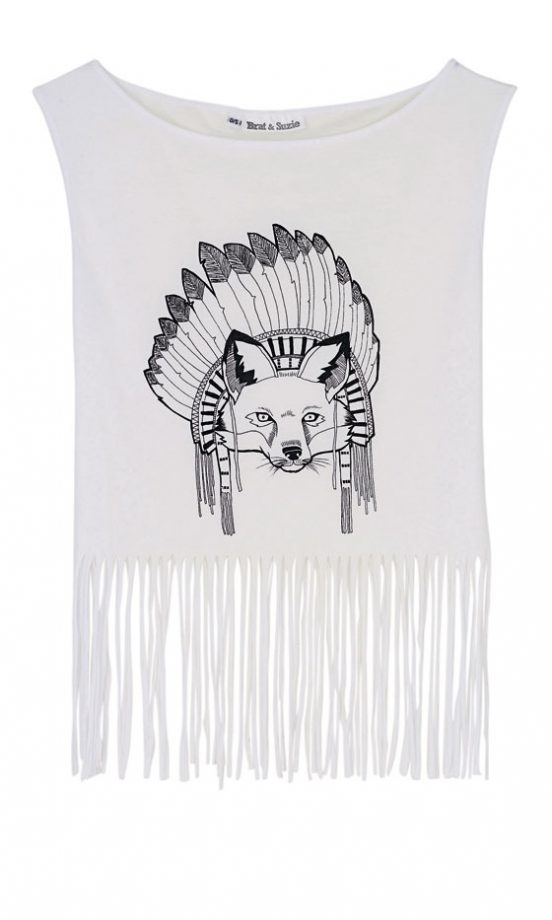 Pretaportobello Brat And Suzie Fox Tassle Top, £25