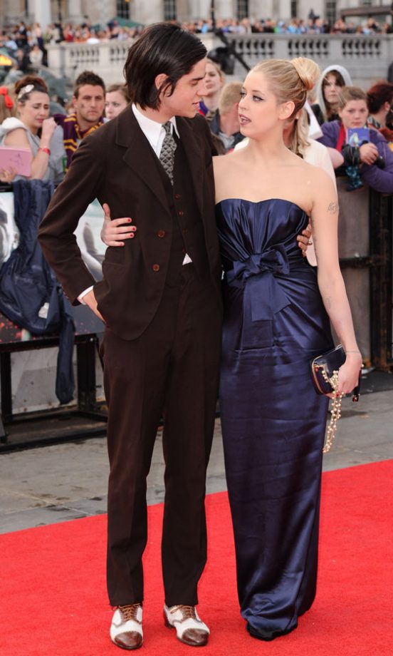 Peaches Geldof And Boyfriend At The Harry Potter And The Deathly Hallows: Part 2 World Film Premiere, 2011
