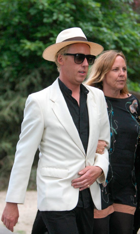 Celebrity Hairdresser James Brown Arrives For Kate Moss' Wedding, 2011