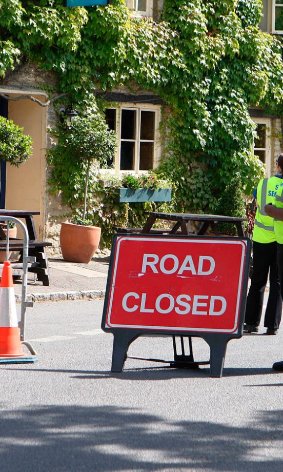 Kate Moss' Wedding Brings Road Closures To The Town Of Southrop, 2011