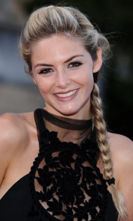 Tamsin Egerton Goes For A Playful Plait And Quiff That's Easy To Achieve, 2011